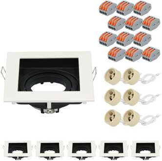 6x - LED Inbouwspots Wit