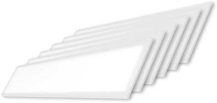 6x LED Paneel - 30x120 cm - 36 Watt - 4860lm (135lm/W) - 4000K neutraal wit - Flikkervrij - UGR22 - 5 jaar garantie