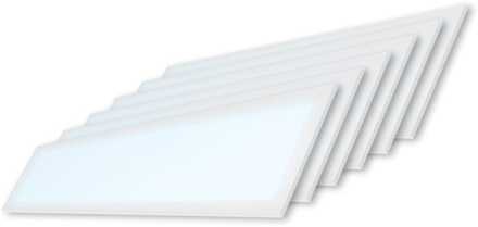 6x LED Paneel - 30x120 cm - 36 Watt - 4860lm (135lm/W) - 6500K daglicht wit - Flikkervrij - UGR22 - 5 jaar garantie