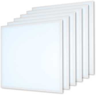 6x LED Paneel - 62x62 cm - 36 Watt - 4860lm (135lm/W) - 6500K daglicht wit - Flikkervrij - UGR22 - 5 jaar garantie