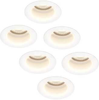 6x Mari - LED Inbouwspots Badkamer IP65 Wit