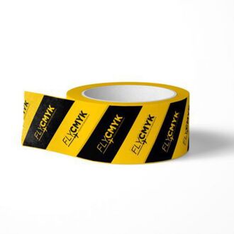 6x rollen afzetlint bedrukken - vanaf 10 meter afzetlint met eigen logo! (6 st) drukken