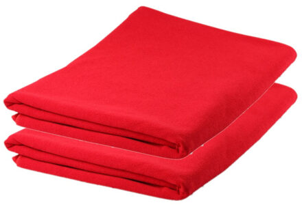 6x stuks Badhanddoeken / handdoeken extra absorberend 150 x 75 cm rood