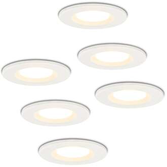 6x Venezia - LED Inbouwspots Badkamer IP65 Wit