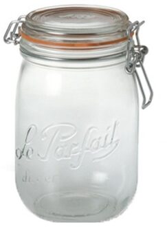 6x Weckpotten/inmaakpotten met klepdeksel 0.75 liter