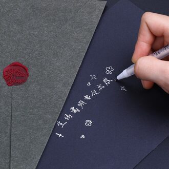 6x Wit Marker Pen Tekening Schilderen Kleuring Markering Kunstenaar Schetsen Pen