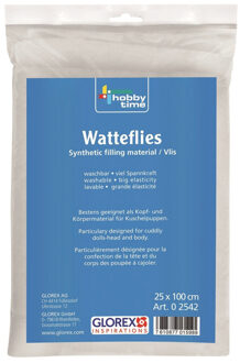 6x zak Wattenvlies 100 grams vulmateriaal 25 x 100 cm hobbymateriaal