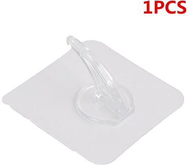 6X6Cm Creatieve Transparante Sterke Zelfklevende Deur Muur Hanger Haken Zuig Zware Belasting Rack Cup Sucker Keuken badkamer Gereedschap