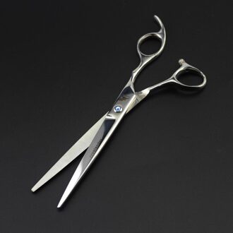7.0 Inch Sliver Pet Grooming Schaar Set Straight Cut Tanden Cut Dichte Tanden Schaar Kat Hond Grooming Schaar Kit snijdend scissors
