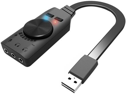 7.1 Usb 2.0 Geluidskaart Externe Microfoon Audio Adapter Geluidskaart Usb Naar Jack 3.5Mm Kabel Adapter Voor Pc Laptop gratis Drive 01