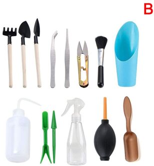 7/14Pcs Watering Tuin Hand Tool Set Miniatuur Tuingereedschap Succulent Planten Kit Tuinieren Accessoires B