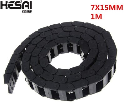 7*15Mm L1000mm 7X15Mm Kabel Slepen Keten Wire Carrier Met End Connectoren Voor Cnc Router machine Tools