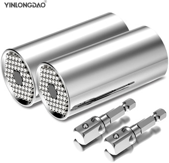 7-19mm Universal Torque Wrench Head Set Socket Sleeve Power Drill Ratchet Bushing Spanner Magic Key Grip Hand Tools DIY Tools YL