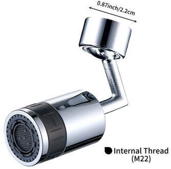 7.2 Miljoen Roterende Filter Splash-Proof Onder Druk Kraan Wassen Gezicht En Mondwater Artefact Badkamer Foamer Adapter) TapeA-M22