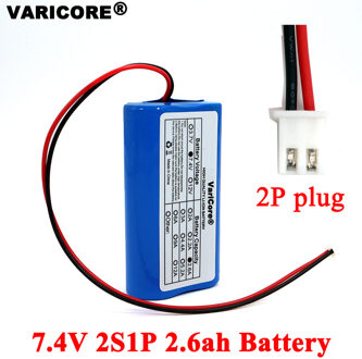 7,2 V / 7,4 V / 8,4 V 18650 lithiumbatterij 2600 mA Oplaadbare batterij megafoon luidsprekerbeschermingskaart