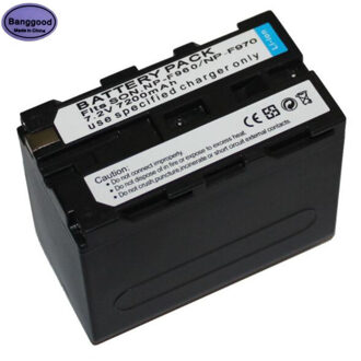 7.2V 7200Mah NP-F960 NP-F970 Np F960 F970 F950 Digitale Camera Batterij Voor Sony PLM-100 CCD-TRV35 MVC-FD91 MC1500C l10