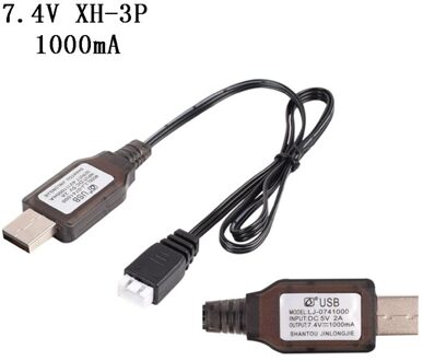 7.4V Lader 2000mA/1000ma/500mA XH-3P 2S Li-Ion Elektrische Rc Speelgoed Vliegtuigen Auto B