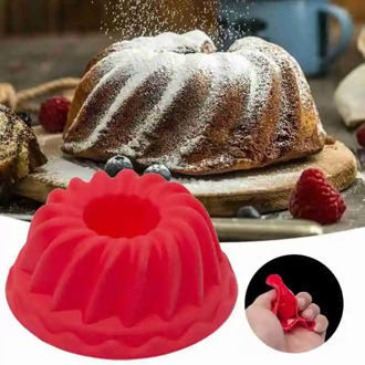 7*5*3cm Large Spiral Shape Food Grade Silicone Cake Mold Bread Mould 3d Pan Bakery Baking Tool