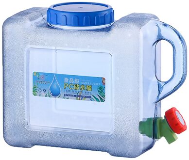 7.5/8/10/12/15L Capaciteit Outdoor Water Emmer Draagbare Rijden Wateater Emmer Draagbare Tank Container met Kraan Voor Camping 24X12X22