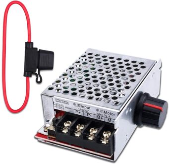 7-70V 30A Pwm Dc Motor Speed Controller Switch Controle 12V 24V 36V 48V met 30 Amp Zekering