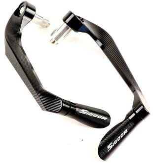 7/8 ''22Mm Aluminium Motorfiets Protectors Rem Koppelingshendel Hand Guards Voor Mw S1000R S 1000R zwart