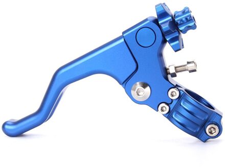 7/8 "Cnc Prestaties Motorfiets Stunt Koppelingshendel Kabel Perch Voor Kawasaki ZX6R ZX10R Z1000 Z750 Ninja 250 300 Z900 ER6F ER6N blauw