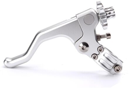 7/8 "Cnc Prestaties Motorfiets Stunt Koppelingshendel Kabel Perch Voor Kawasaki ZX6R ZX10R Z1000 Z750 Ninja 250 300 Z900 ER6F ER6N zilver