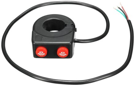 7/8 Inch 22mm Motorcycle Fietsstuur Op Off Knop Hoofd Spot Mistlamp Schakelaar Motorfiets Switchesx'