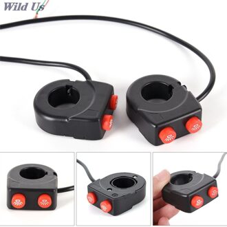 7/8 ''Motorcycle Fietsstuur Op Off Knop Hoofd Spot Mistlamp Schakelaar Button Nuttig