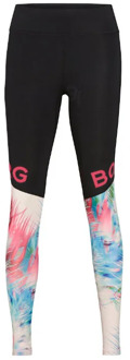 7/8 sportlegging zwart/roze - 38