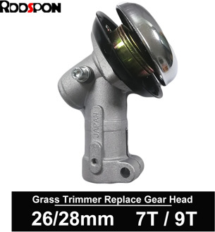 7 9 Teeth Trimmer Gearbox Gearhead 26mm 28mm Brushcutter Grass Trimmer Replace Gear Head Lawn Mower Parts Garden Power Tools