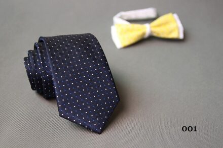 7 Cm Formele Slijtage Pak Ties Voor Mannen Wedding Party Accessoires Casual Stippen Stropdas Blauw Das 001
