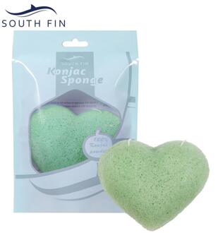 7 Color Heart-shaped Natural Soft Konjac Facial Puff Face Cleanse Washing Sponge Exfoliator Cleansing Sponge Puff 06