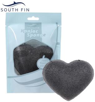 7 Color Heart-shaped Natural Soft Konjac Facial Puff Face Cleanse Washing Sponge Exfoliator Cleansing Sponge Puff 07