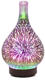 7 Colour Luchtbevochtiger Glas Nachtverlichting Diffusers Cool Mist Luchtbevochtiger Veranderende Led-verlichting Aroma Diffuser Освежитель Воздуха EU
