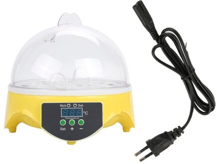 7 Eieren Capaciteit Kip Eieren Vogel Incubator Ei Rack Lade Automatische Intelligente Controle Kwartel Papegaai Incubatie Tool Eu Plug