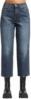 7 For All Mankind Bijgesneden jeans 7 For All Mankind , Blue , Dames - W29