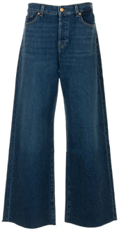 7 For All Mankind Blauwe Bell Zoe Jeans 7 For All Mankind , Blue , Dames - W25,W28,W29,W27