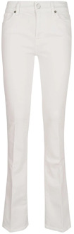 7 For All Mankind Boot-cut Jeans 7 For All Mankind , White , Dames - W24,W25,W26,W27