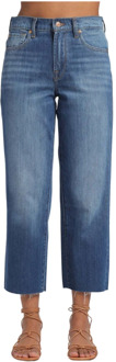 7 For All Mankind Cropped Jeans 7 For All Mankind , Blue , Dames - W26,W25