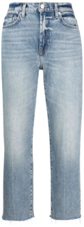 7 For All Mankind Dameskleding Jeans Blauw Aw23 7 For All Mankind , Blue , Dames - W29,W24