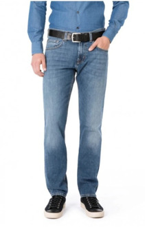 7 For All Mankind De rechte NY Mid gebruikte jeans 7 For All Mankind , Blue , Heren - W31