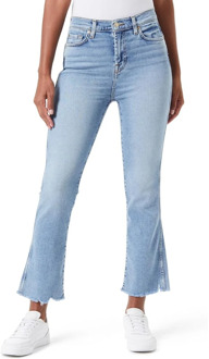 7 For All Mankind Hoge Taille Slim Kick Jeans 7 For All Mankind , Blue , Dames - W26,W25