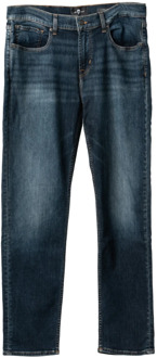 7 For All Mankind Luxe Tapered Fit Jeans 7 For All Mankind , Blue , Heren - Xl,S,5Xl,3Xl,4Xl