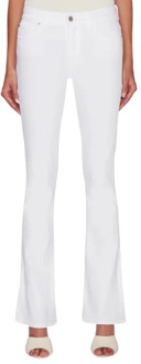 7 For All Mankind Rechte broek 7 For All Mankind , White , Dames - W28,W26,W31,W30,W32