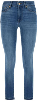 7 For All Mankind Roxanne Stretch Denim Jeans 7 For All Mankind , Blue , Dames - W25,W27,W30,W28,W24,W26