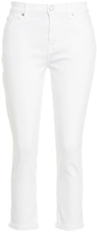 7 For All Mankind Skinny Jeans voor Vrouwen 7 For All Mankind , White , Dames - W25,W29,W27,W28,W26
