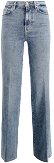 7 For All Mankind Stijlvolle Broek 7 For All Mankind , Blue , Dames - W25