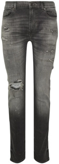 7 For All Mankind Stretch Tek Downtown Jeans 7 For All Mankind , Gray , Heren - W30,W29
