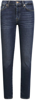 7 For All Mankind Super Stretch Skinny Jeans 7 For All Mankind , Blue , Dames - W25,W27,W30